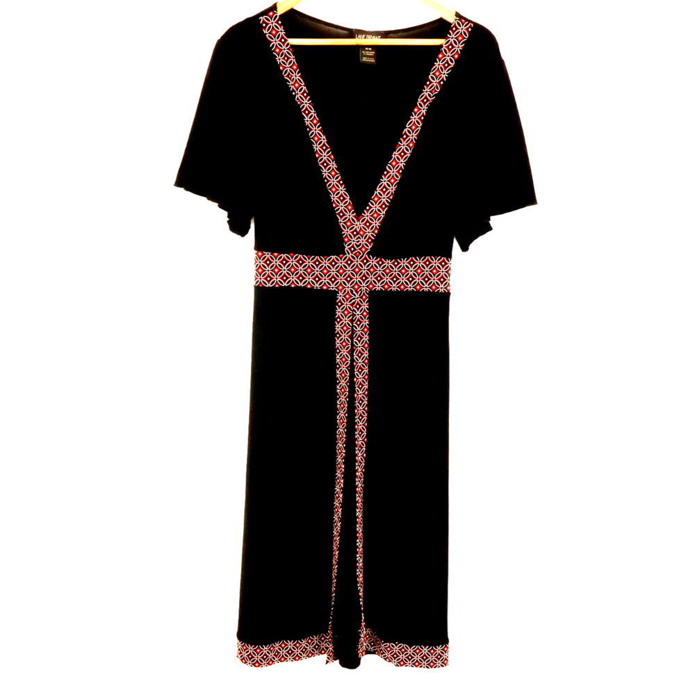 Vintage Lane Bryant Black Dress Church Modest Business Casual Office Size‎ 14/16